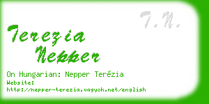terezia nepper business card