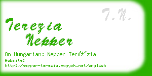 terezia nepper business card